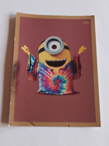 Figurita Minions Metalizada Num 88 Topps 2015 A Pegar