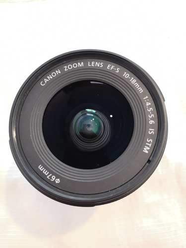 Lente Canon 10-18 Gran Angular Con Estuche Impecable!