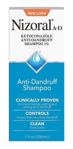 Shampoo Nizoral Anticaspa Anti-dandruff  200 Ml 7 Oz