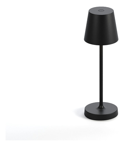 Luminária De Mesa Mini Tn Interlight Abajur Sem Fio Preto