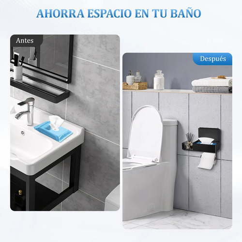 Qw Porta Rollos Papel Baño De Acero Inoxidable,portarollos