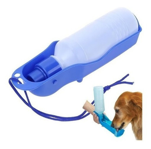 Bebedero Botella 250ml Portatil Perros Mascotas Ideal Paseos