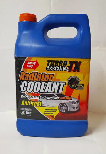 Refrigerante Anticorrosivo Naranja. Turbo Tx Essential.