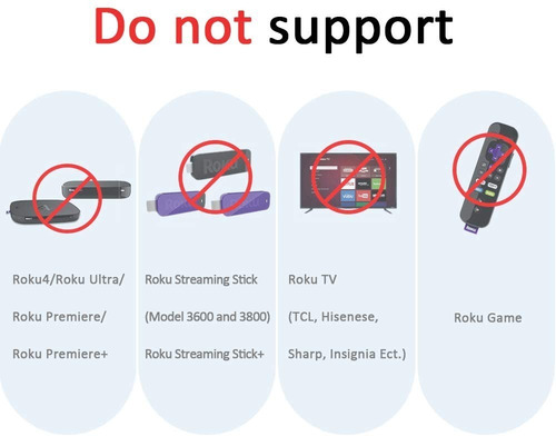Control Para Roku Tv Con Roku Incorporado Hitachi Hisense
