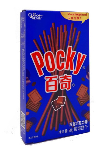 Pocky Palitos Cubiertos De Chocolate Oscuro 50 Gr.