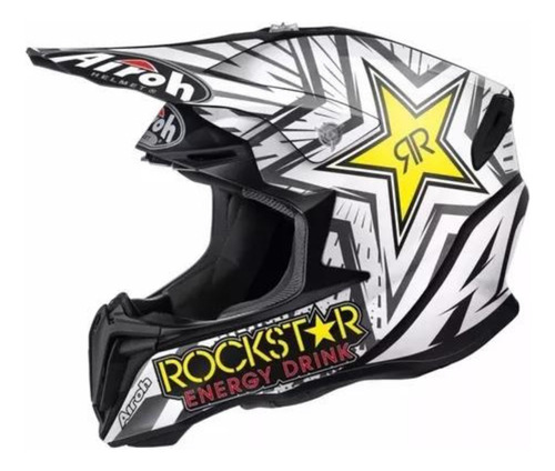 Casco Airoh Twist Rockstar Mate Motocross Enduro Atv Nuevo