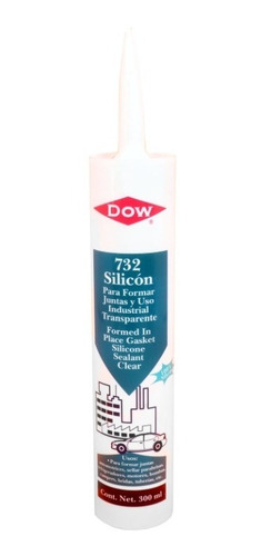 Silicón Transparente Dowcorning 732 492178 300ml 15201460