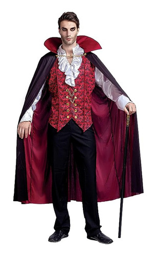 Disfraz Vampiro Para Caballero Talla Unica
