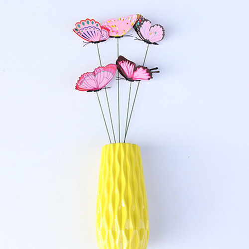 24 Piezas De Mariposa Garden Stakes Decoraciones De Rosa