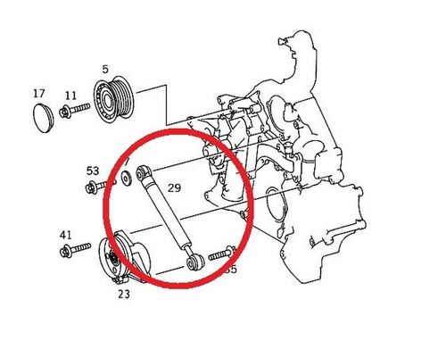 Amortecedor Da Correia Poly-v Mercedes Gl500 2006 A 2010