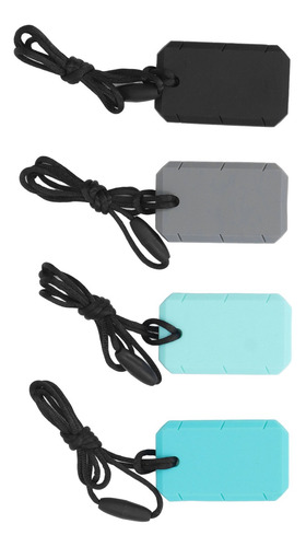 Pingente De Colar Sensory Chew, 4 Peças De Silicone De Quali