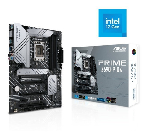 Placa Madre Asus Prime Z690-p D4 Lga1700 Intel 12 Gen Pcie 5