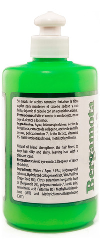 Crema Para Cabello Rizado Aceite Bergamota Rizos Curl 250ml
