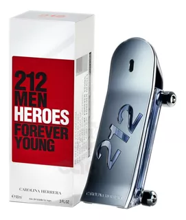 Perfume Carolina Herrera 212 Men Heroes Forever Young 90ml