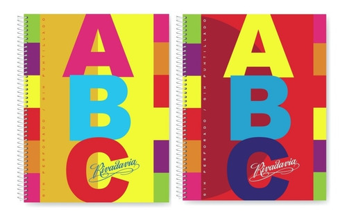 2 Cuadernos Abc A4 De 100 Hojas Marca Rivadavia