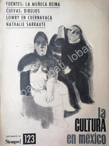 Cartel Retro Portada Retro. Dibujo De Jose Luis Cuevas 1968