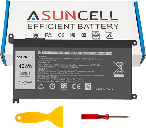 Bateria Wdx0r Para Dell Inspiron 13 5368 5378 5379 7368 7378 Inspiron 14-7460 15 5565 5567 5568 5578 7560 7570 7579 7569