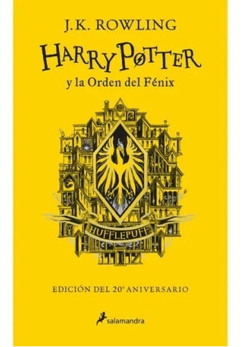 Harry Potter 5 Orden Del Fenix 20 Aniversario Hufflepuff
