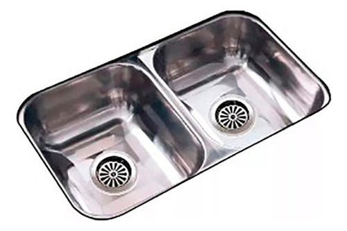 Pileta De Cocina Doble Cc28b 59,8x34x13 - Johnson