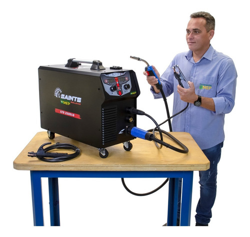 Máquina De Solda Mig 250 Amp. 110 220 V Mono Serralheiro Ns0
