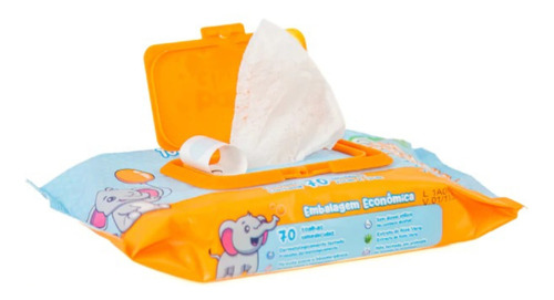 Kit 5 Toalhas Umedecidas Baby Club Ultra Care C/70un Cada