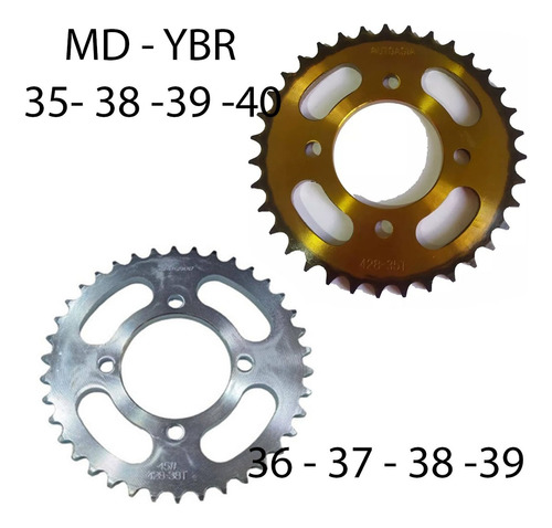 Corona Md Aguila Yamaha Ybr Otras 63mm Diametro Interno