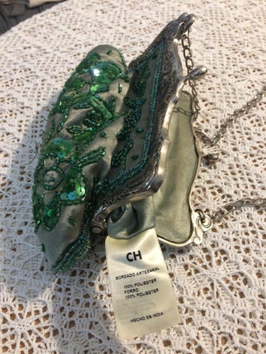 Carterita Clucht Vintage Verde- Marca Chocolate