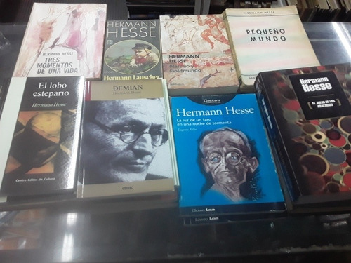 Hermann Hesse Lote X 8 Libros Nuevos Y Usados Demian Lobo 