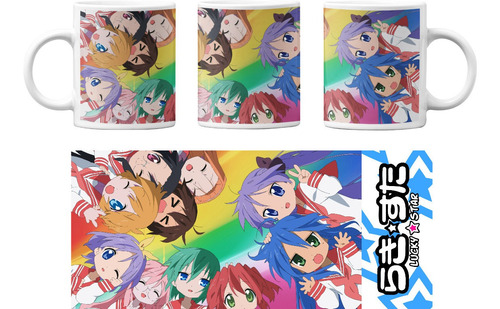 Lucky Star Konata Kagami Tsukasa Anime Taza Personalizada