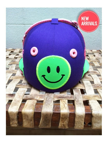Oferta! Casco De Polo En Tela Violeta - Spirit Of Polo