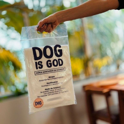 Paño Sanitario Reutilizable Para Perros Absorbente Lavable