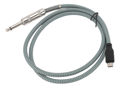 Cabo De 6,35 Mm Para Usb C Cabo De Gravação Tipo Estéreo De