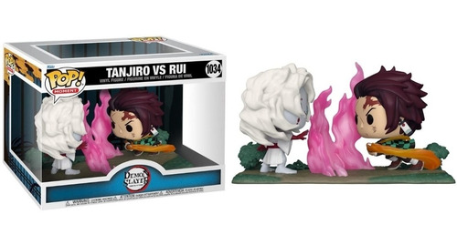 Funko Pop! Moment: Demon Slayer- Tanjiro Vs. Rui
