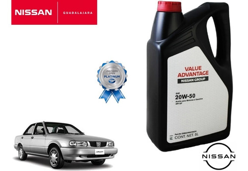 5l Aceite Nissan Mineral Value Advantage 20w50 Tsuru 2008