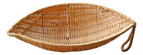 Cesta De Almacenamiento De Mimbre Rústico Cesta Para Servir