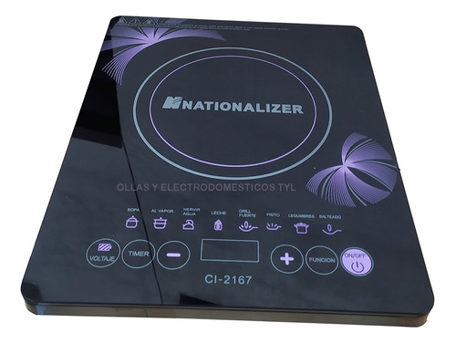 Cocina Inducción De 8 Funciones Nationalizer  2400watts