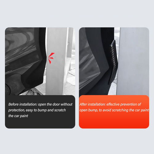 Protector De Borde De Puerta De Coche, 4 Piezas, A Prueba De
