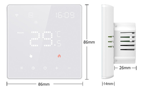 Controlador De Temperatura Inteligente Wifi Digital Display