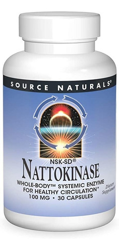 Source Naturals Nattokinasa, 100 Mg, 30 Cápsulas