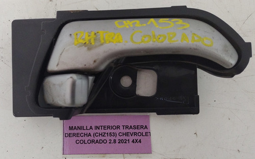 Manilla Interior Trasera Derecha Chevrolet Colorado 2.8 2021