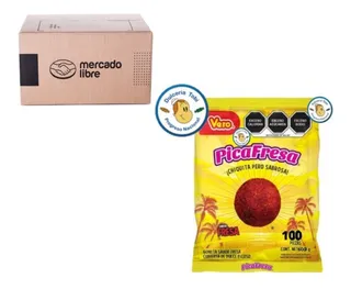 Gomitas Pica Fresa Vero Pack 10piezas 100pz.c/u