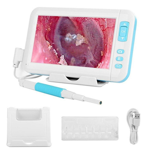 3.9mm Hogar Visual Inteligente Ear Pick De Mano Otoscop