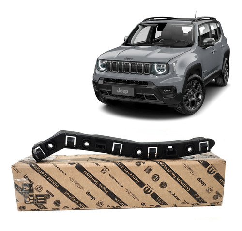 Guia Parachoque Dianteiro Jeep Renegade 2016 A 2021 Esquerdo