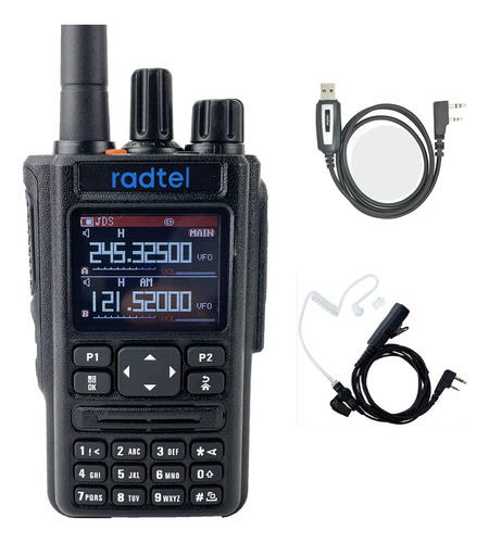 Radtel Rt-490 Gps Bluetooth App Programming Tri-band Radio 1