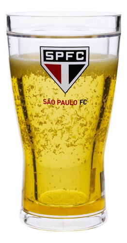 Copo Térmico São Paulo Futebol Clube Licenciado 350 Ml Cor Amarelo São Paulo Fc