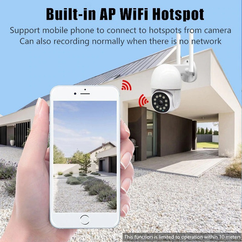 Imagen 9 de 10 de Camara Robotica Para Exteriores Wifi Full Hd 1080p Ptz Zoom