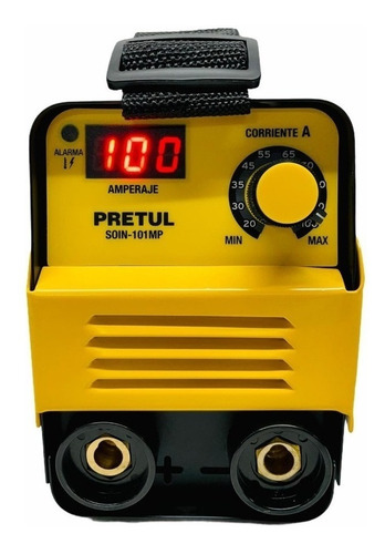 Imagen 1 de 3 de Soldadora inverter Pretul SOIN-101MP amarilla y negra 60Hz 127V