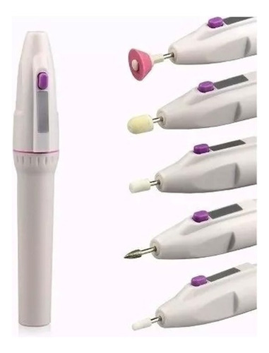 Mini Torno Pedicuria Manicuria Uñas Impecables Esculpida Set
