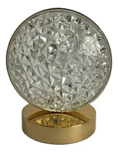 Lampara De Mesa Cristal Led