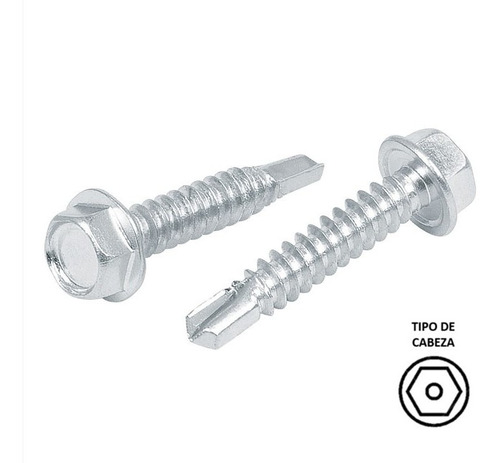 Screw Hexagonal Broca 1/4  X 4 1/2  10 Pzs *